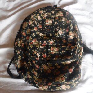 Vans Off the Wall Rose Back Pack Pre Owned